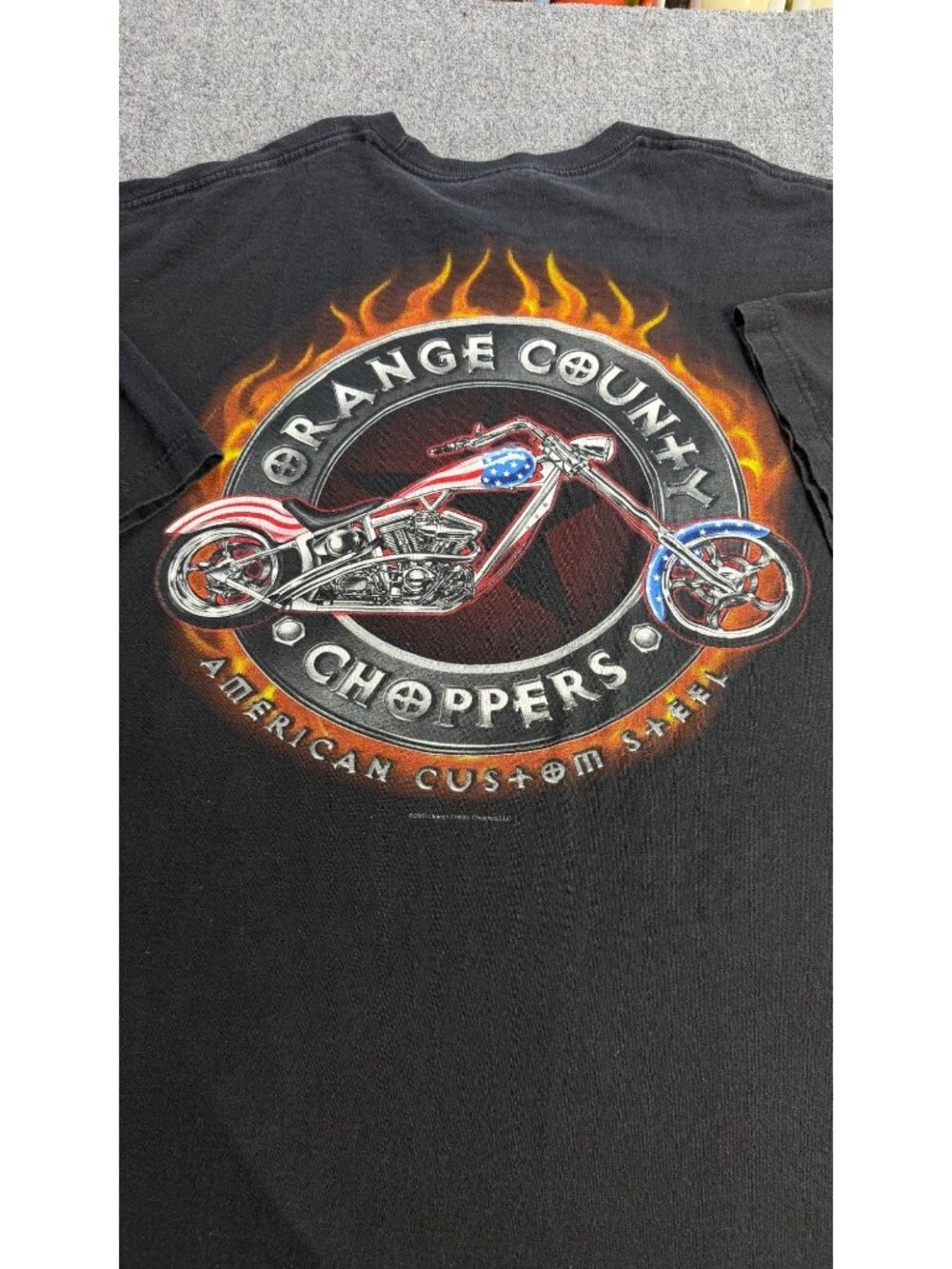 Orange County Choppers Vintage  2003 T-Shirt Black 3XL Alstyle Apparel Cotton US